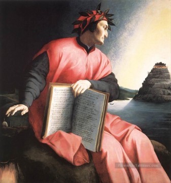 Portrait allégorique de Dante Florence Agnolo Bronzino Peinture à l'huile